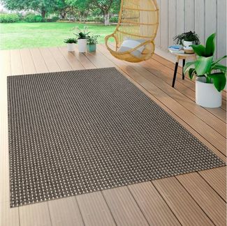 Paco Home Teppich Waregem 622, rechteckig, Höhe: 4 mm, Flachgewebe, Sisal-Optik, In- und Outdoor geeignet, Wohnzimmer