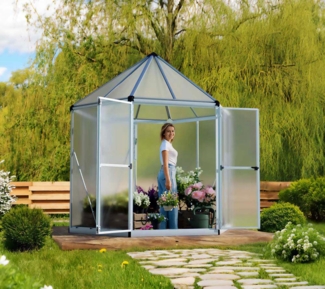 Palram - Canopia Hexa | Aluminium Gewächshaus mit