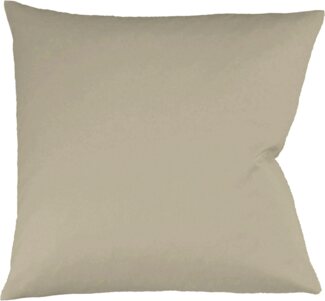 fleuresse Kissenbezug Colours Mako Satin, 100% Baumwolle, mit Reißverschluss, (2 Stück), Mako Satin, glänzend, glatt, Premium Qualität