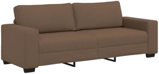 vidaXL 3-Sitzer-Sofa Braun 180 cm Stoff 4105180