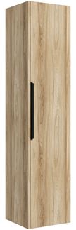 Colonne de salle de bain Cali 30 x 30 x 133 cm - Eiche - Armoire Colonne Suspendue avec 1 Porte