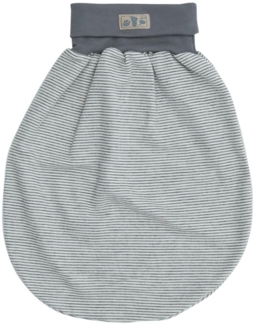 Lilano, Schlafsack/Pucksack mit Nabelbund, Merinowolle (kbT), Seide, 210 g/m² (Hellgrau/Natur)