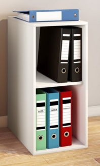 VCM Aktenregal Holz Büro Regal Bücher Ordner Aktenregal Lona l 2f