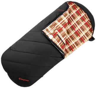 KingCamp Mumienschlafsack Deckenschlafsack Freespace 300 Winter Schlafsack, XL Breit Baumwolle -13