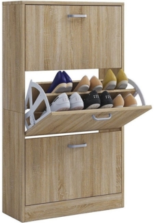 VCM - my home Schuhschrank Sipos L mit 3 Schuhklappen, für ca. 18 Paar Schuhe