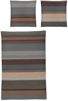 Irisette Mako-Satin Bettwäsche Set Sky 8424 safran 140 x 200 cm + 1 x Kissenbezug 90 x 70 cm