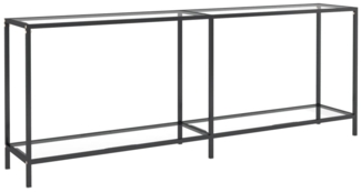 Konsolentisch Transparent 200 x 35 x 75,5 cm Hartglas [331706]
