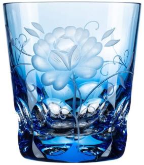 Becher Kristall Rose aqua (8,5 cm)