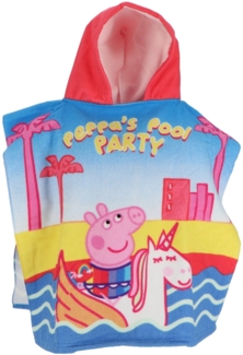 Peppa Pig Badeponcho für Kinder Schnell Trocknend für Strand und Pool