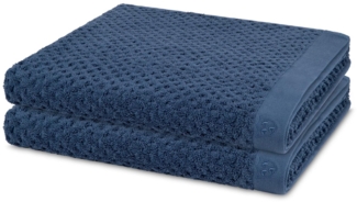 Ross Harmony 2 tlg. Frottier-Set - 2 X Duschtuch (70 X 140cm) - 520 - Denim
