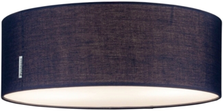 Blaue Stoff Deckenleuchte Mari rund Paulmann 70951, Blau