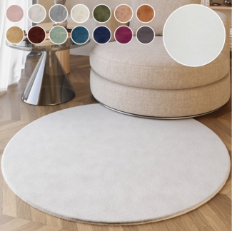 Esprit Hochflor-Teppich Alice ESP-4377 Kunstfell, rund, Höhe: 25 mm, Kaninchenfell-Haptik, besonders weich und dicht, für alle Räume