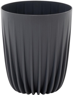 SIENA GARDEN Pflanzgefäß PALMA anthrazit 19 cm Kunststoff, 19 x 19 x 22,6 cm