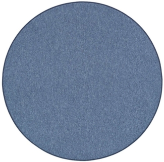 Snapstyle Veloursteppich Feinschlingen Velour Teppich Strong Rund, Rund, Höhe: 5 mm