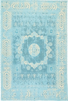 Morgenland Vintage Teppich - Lagune - rechteckig - 140x70 - Blau