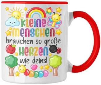 Trendation Tasse Trendation - Erzieherin Tasse Geschenk Danke Dankeschön Abschiedsgesch