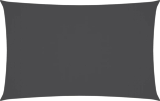 vidaXL Sonnensegel Oxford-Gewebe Rechteckig 5x8 m Anthrazit 135111