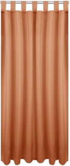 Bestlivings Vorhang "Ellen" mit Schlaufen (1 St), Schlaufen, blickdicht, einfarbig, waschbar bei 30°C, bügelleicht, trocknergeeignet