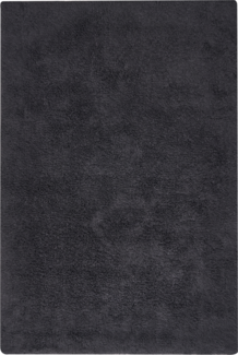 Badematte GOELA Schwarz 60 x 90 cm Baumwolle