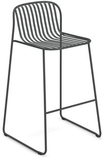 2er Set Riviera Barhocker grau