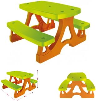 Mochtoys Kinderbank, Kindersitzgruppe für drinnen und draußen 79 x 78 x 49 cm