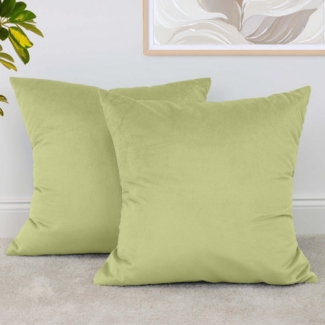 Amilian Dekokissen 2er Set - Kissen mit Füllung und Bezug - Sofakissen, Zierkissen, (2 Stück), 40x40 cm, Kopfkissen, Kuschelkissen mit Kissenfüllung