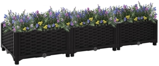 vidaXL Hochbeet 120x40x23 cm Polypropylen 316528