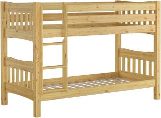 Erst-Holz Etagenbett Kiefer 90x200, natur