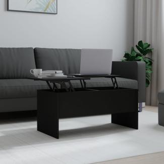 vidaXL Couchtisch Schwarz 102x50,5x46,5 cm Holzwerkstoff 809720