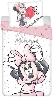 Disney Minnie Mouse Bettwäsche – Kuscheliges Baumwoll-Set 140x200 cm & 70x90 cm