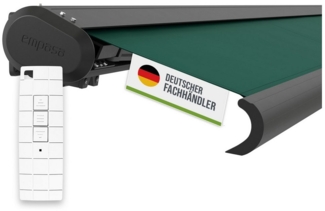 empasa Kassettenmarkise Vollkassettenmarkise "PROFI" Markise Kassettenmarkise elektrisch
