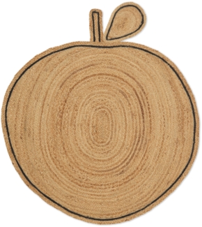 Ferm Living Apple Braided Teppich - Jute Holz natu