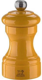 Peugeot Bistro Pfeffermühle 10 cm Safrangelb lackiertes Holz