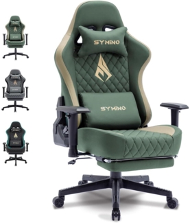 Symino Gaming Stuhl - Ergonomischer Racing Style, 200kg Belastbarkeit, Vintage