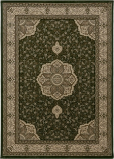 Teppium Teppich Orientalisch Design, Rechteckig, Höhe: 9 mm, Orient Teppich Wohnzimmer Orientalisch Design Kurzflor Pflegeleicht