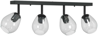 vidaXL Deckenleuchten mit Verstellbarem Glasschirm Anthrazit E27 42001221