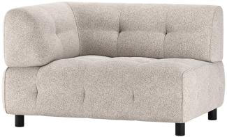 Sofaelement Louis Armlehne Links - Grob Meliert Powder