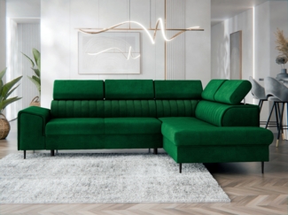 Ecksofa Kadurin (Farbe: Magic Velvet 2225, Seite: Rechts)