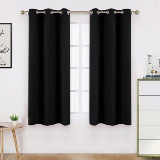 FOUORTUNATE-BEE Verdunkelungsvorhang Thermovorhang Kälteschutz mit Ösen (2 St)