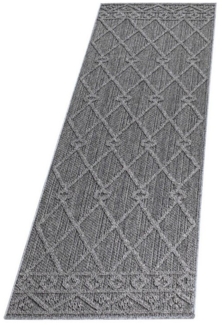 Villa Möbel Outdoorteppich Pativa, Rechteckig, Höhe: 8 mm, In& Outdoor Teppich Grau Berber Design für Küchen Balkon Terrasse