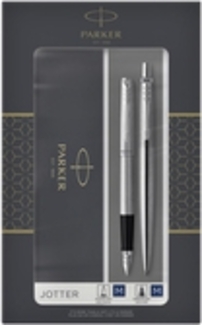 PARKER FÃ¼ller & Kugelschreiber DuoSet Jotter Edelstahl C.C. Geschenkbox