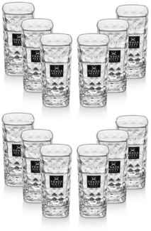 Three Sixty Vodka Wodka Shotgläser Gläser Glas Set - 12 Stück 2 und 4cl geeicht
