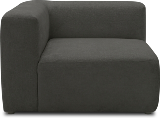 DOMO. collection Ecksessel 800013, Sessel, quadratisch mit gepolsterte Rückenlehne, Modul-Element, Sofa, Polsterecke, Eckcouch, Polstergarnitur 108 x 108 x 69 (BxTxH), grau