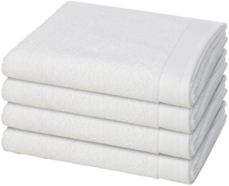 Möve Premium 4 tlg. Frottier-Set - 4 X Handtuch (50 X 100cm) - 550 g/m² - Snow