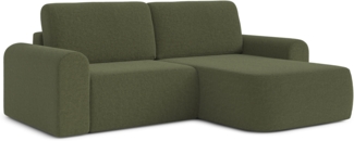 AX LIVING Sofa 250 cm breit mit Schlaffunktion Otterton in Olivgrün R