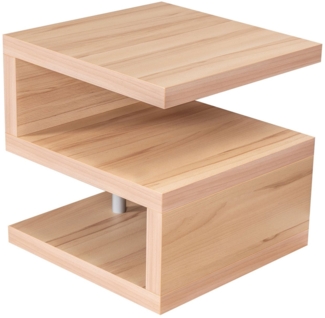 Levandeo® Couchtisch, Couchtisch Sigi Kernbuche Deutsche Herstellung 44 x 44 x 44 cm