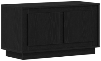 vidaXL TV-Schränk Schwarz Eichen-Optik 80 x 35 x 45 cm Holzwerkstoff 862130