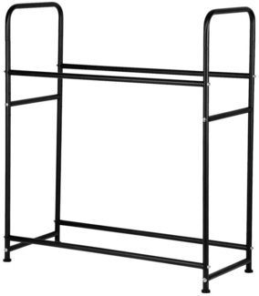 Clanmacy Steckregal Reifenregal 107 x 46 x 117cm für 8 Reifen Lagerregal Reifenständer, Ebenen Felgenregal 8 Reifen Verzinkt Felgenbaum