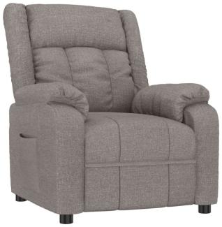 vidaXL Relaxsessel Taupe Stoff 348116