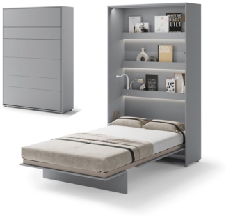 Compleo Schrankbett Vertical Wandklappbett Lenart Bed Concept, Ideal für kleine Räume